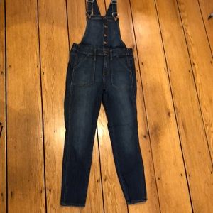 Madewell skinny overalls